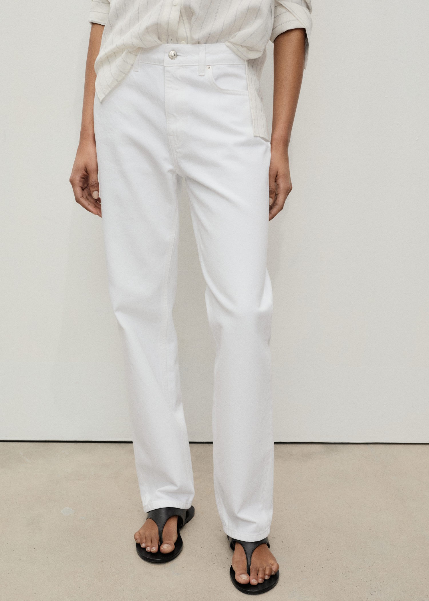 Midrise Straight Jeans