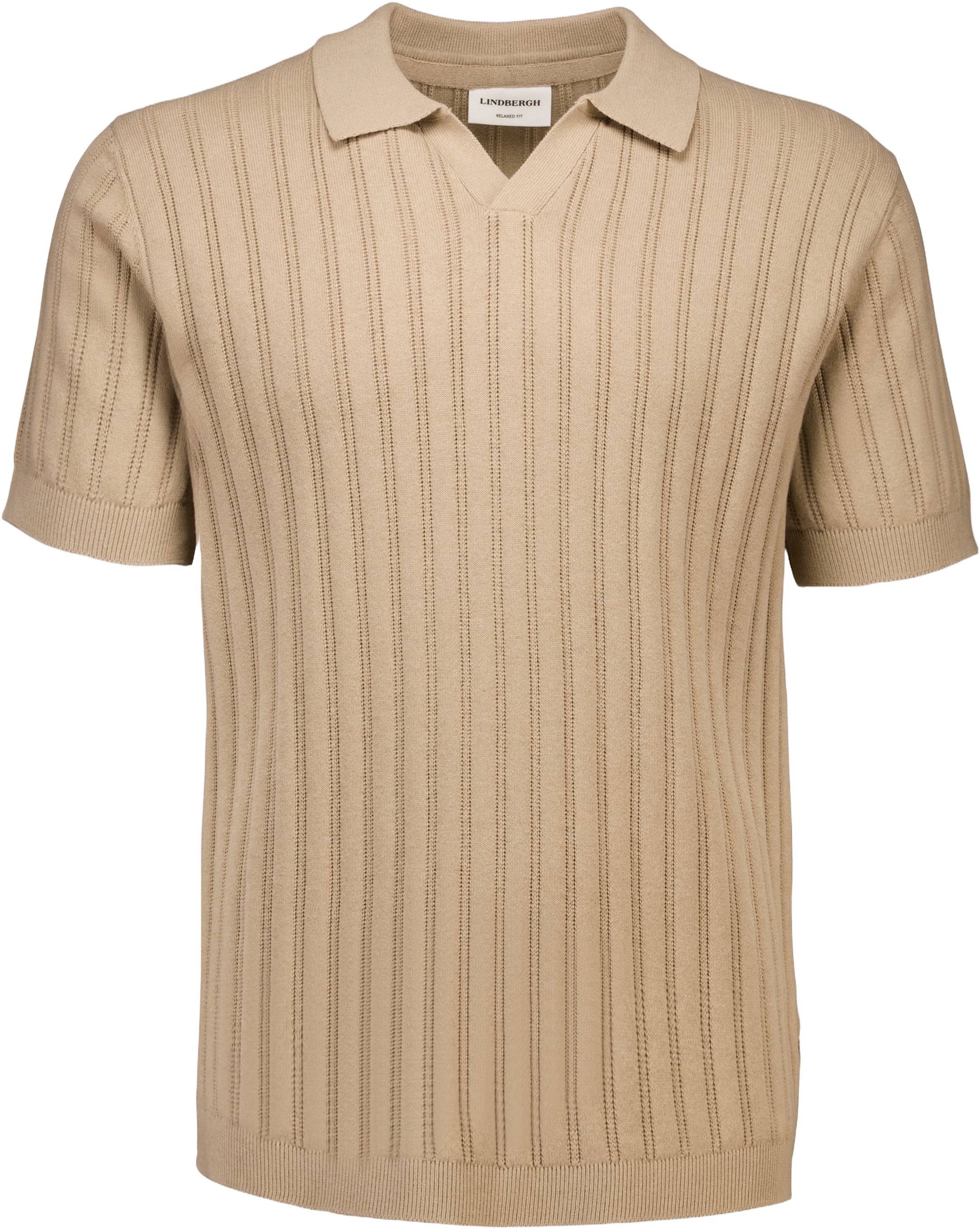 Knitted S/S Vneck Polo