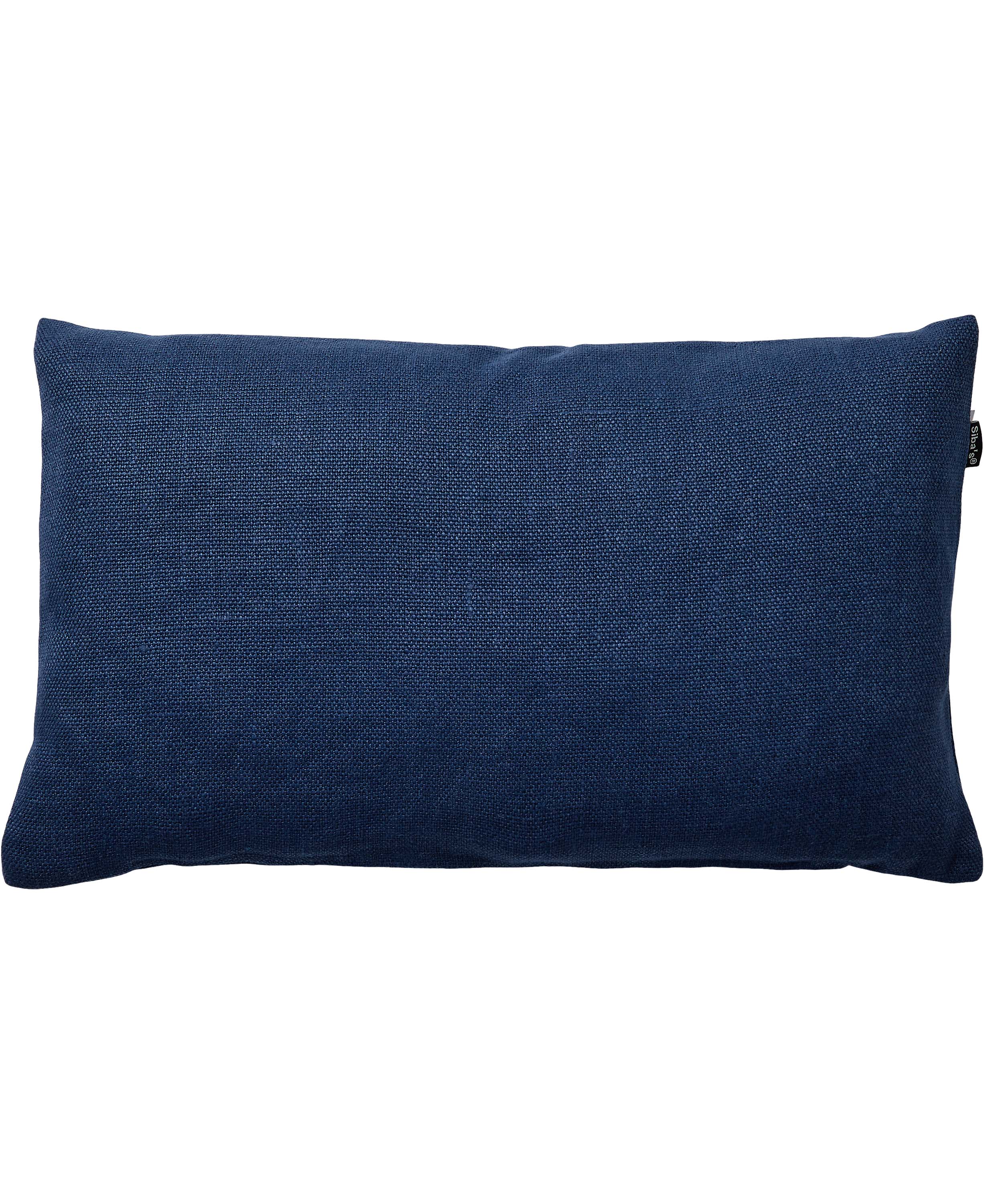 Linen/marineblå, Pyntepude