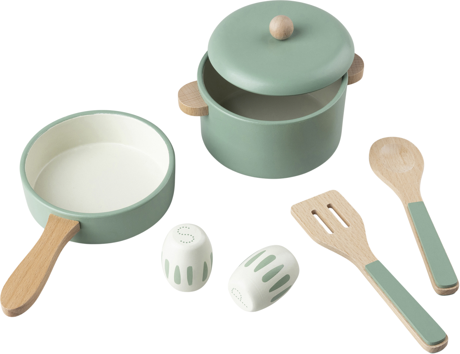 Køkkengryde og Pandesæt, træ