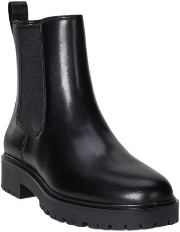 Allyson Burnished Leather Bootie