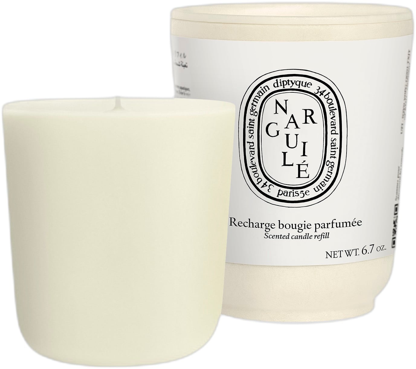 Refill Classic Candle Narguilé 190g / 6,7 oz