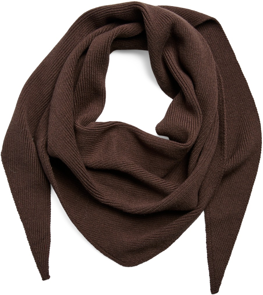 Pckomma RIB BIG Triangle Scarf Noos