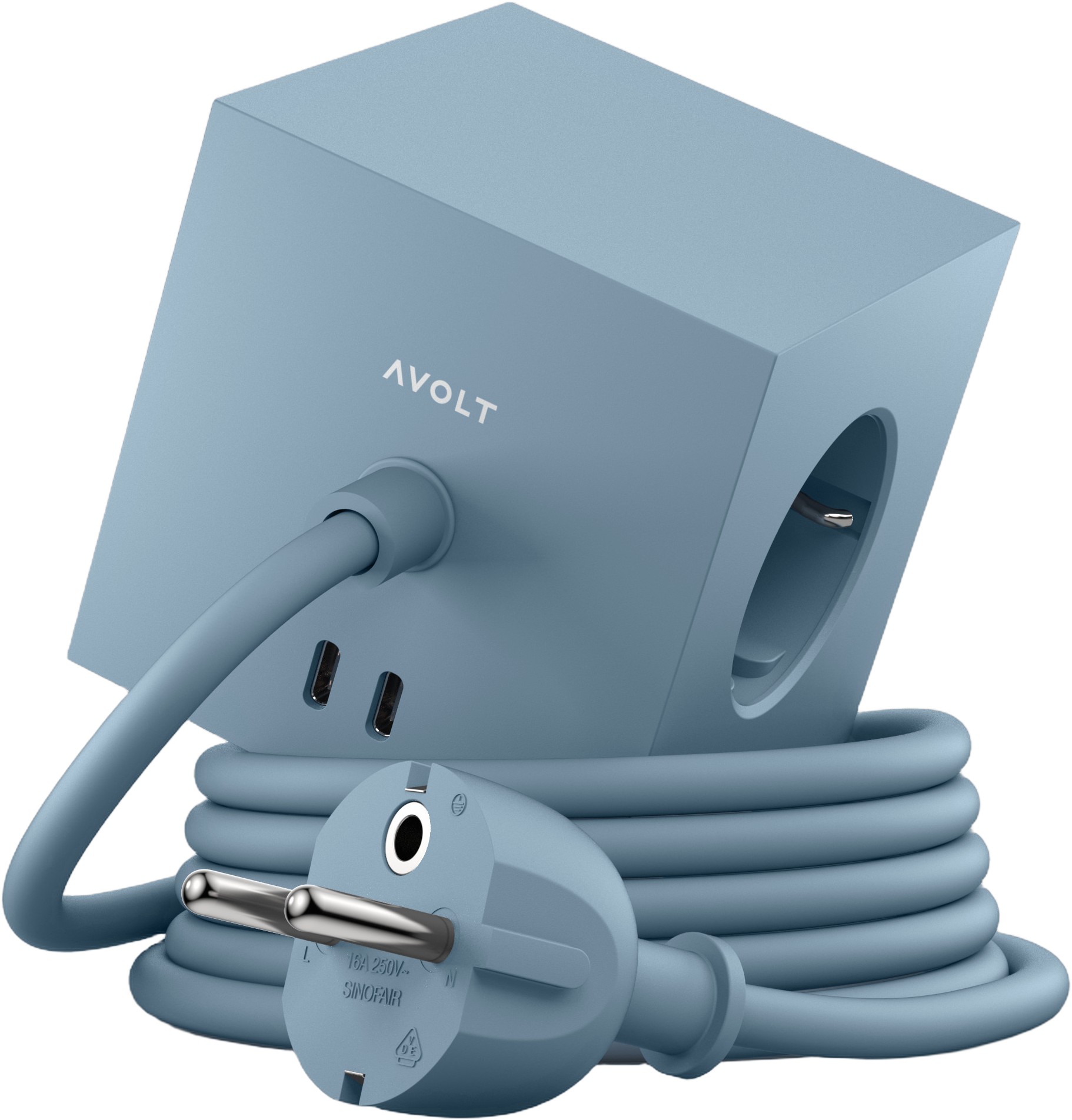 Square 1 Usb-c – 1,8m F EU – Shark Blue