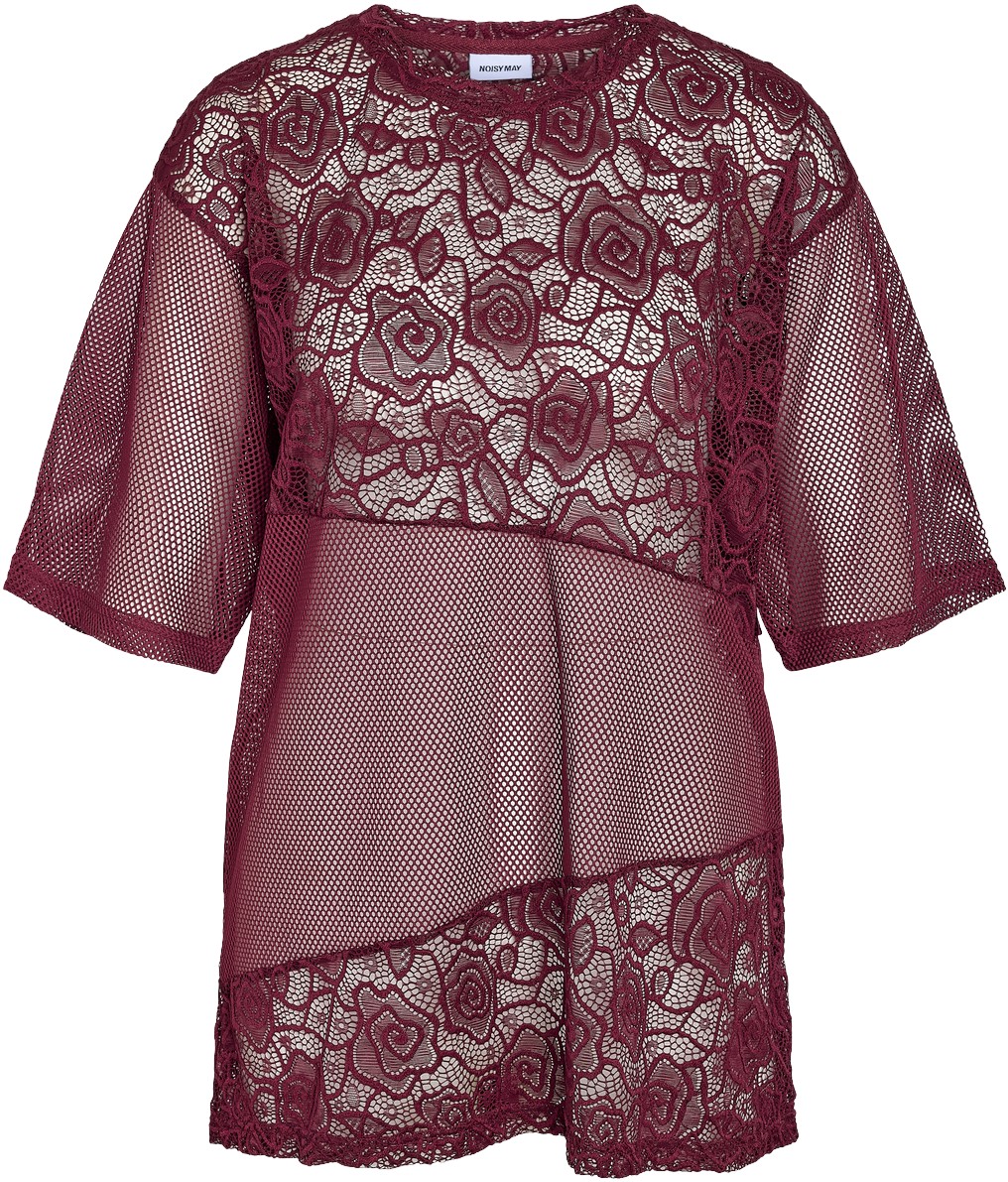Nmlucca 2/4 Lace Print Tshirt JRS