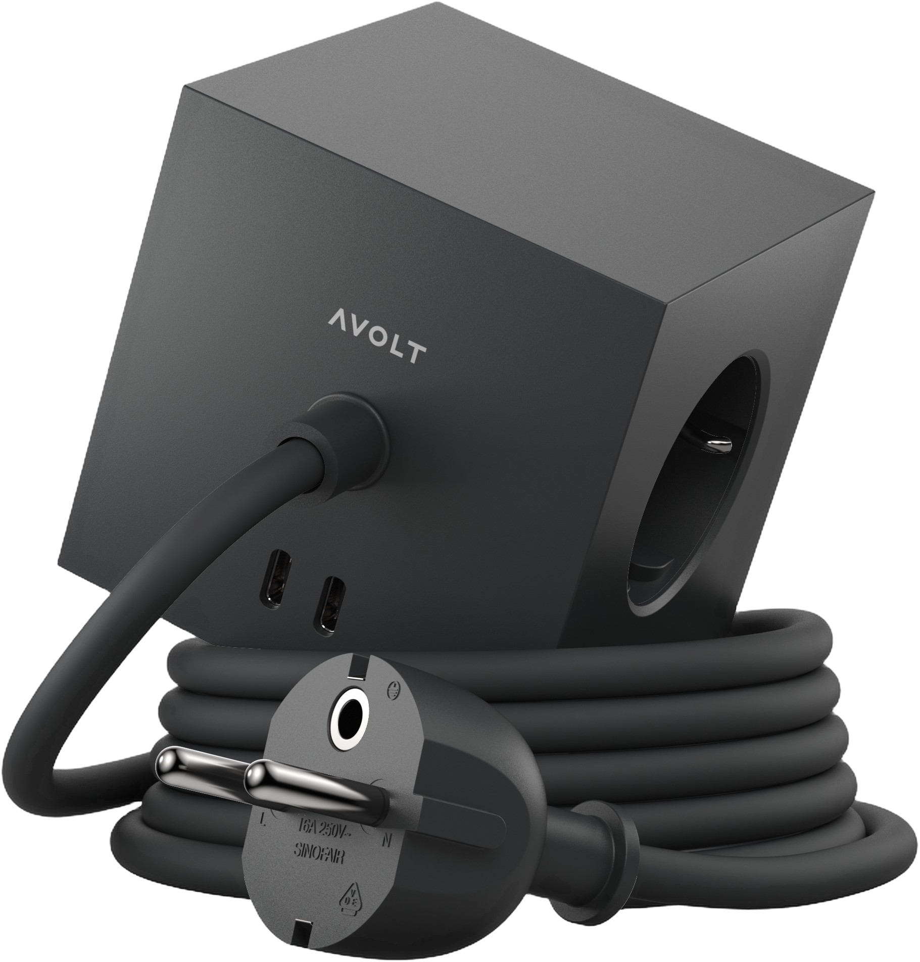 Square 1 Usb-c – 3m F EU – Stockholm Black
