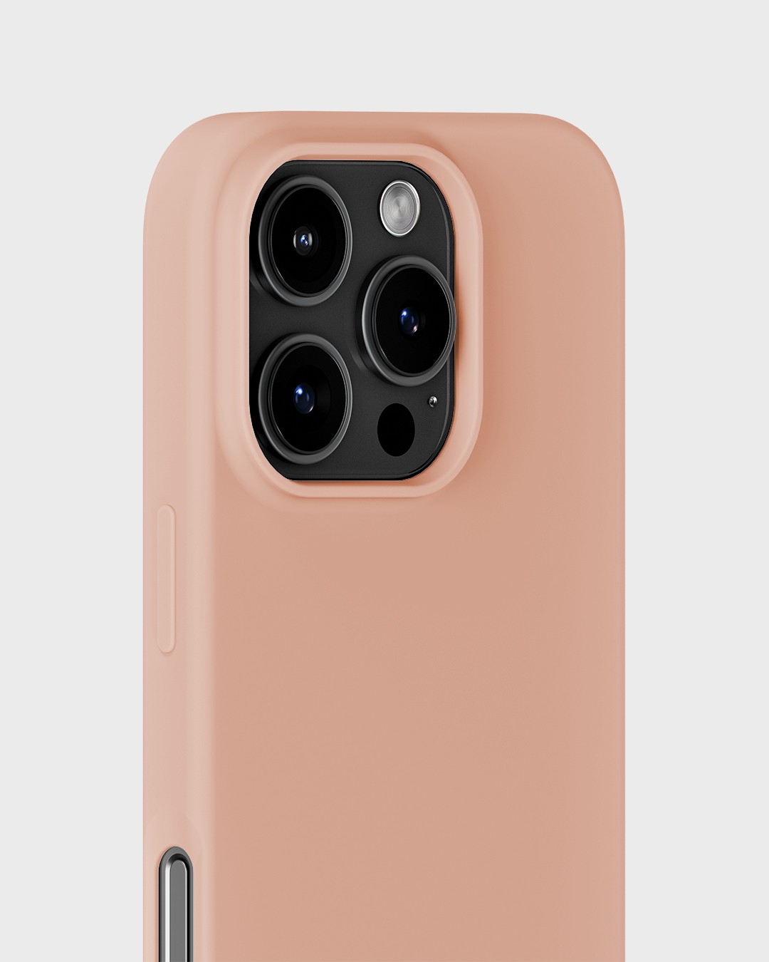 Silicone Case Iphone 16 Pro Bare Pink