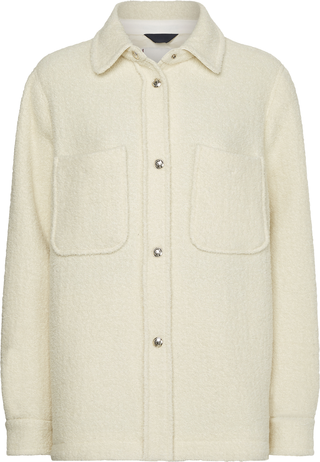 Boucle Wool Blend Short Shacket
