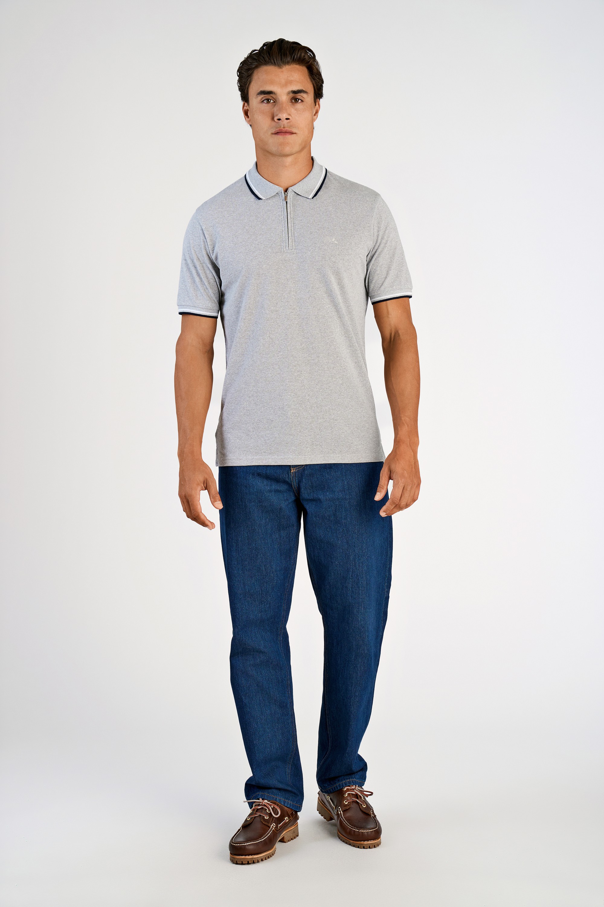 Polo Shirt With zip Recycled