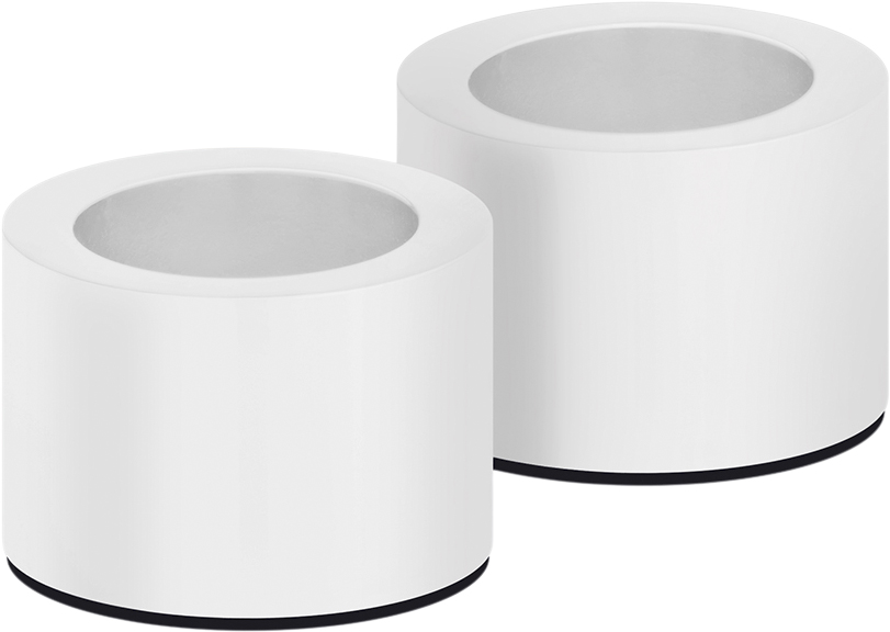 Light Candleholder Taper, Matte White, 2pack, 3,25x2,32 cm