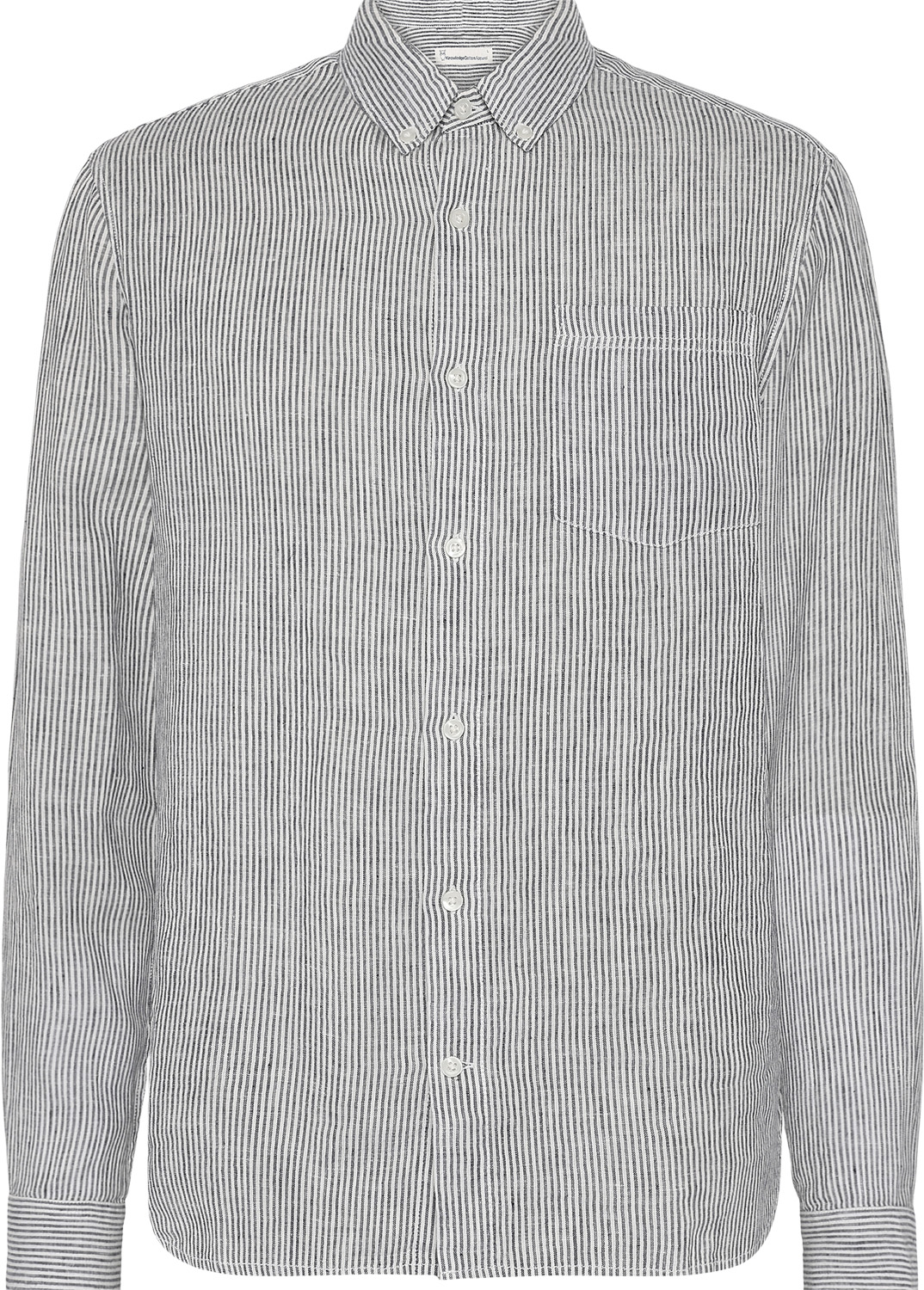 Regular Striped Linen Shirt Gots/vegan