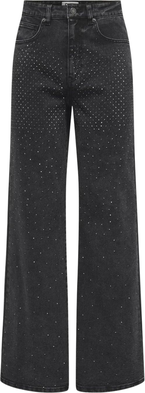 Onlhope Rhinestone Hw Wide Dnm Bj