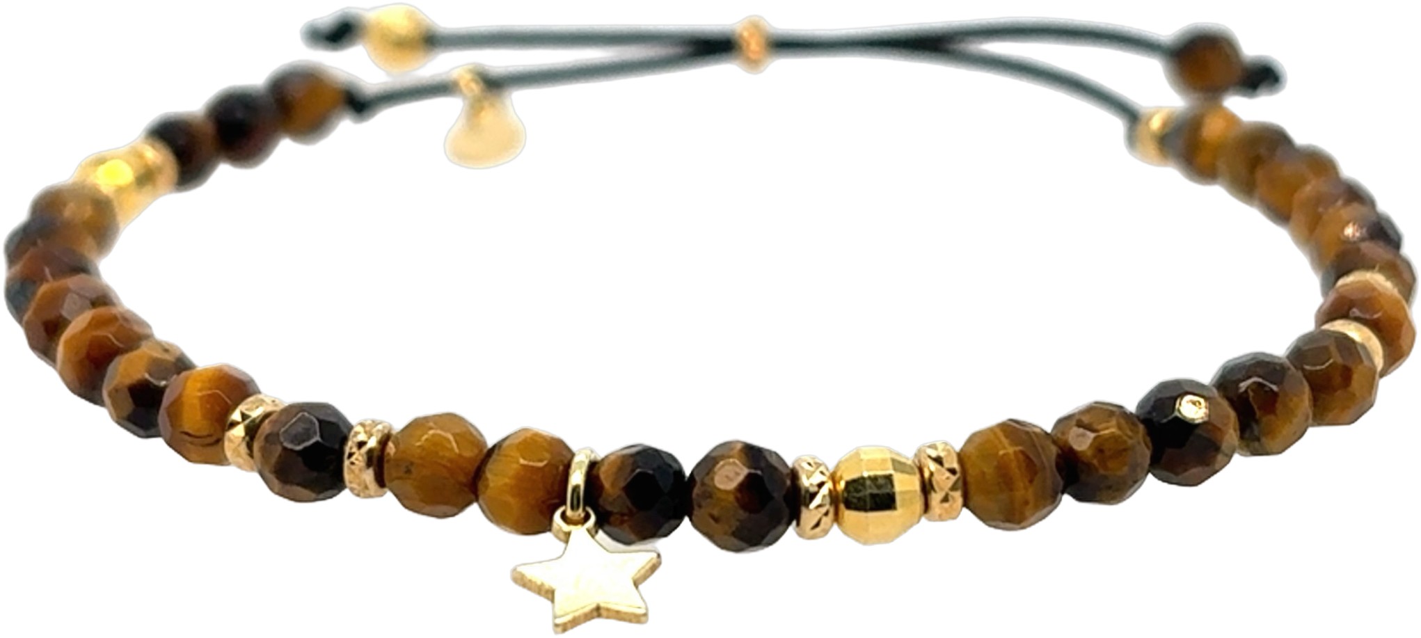 Salina Tiger Eye Bracelet Gold