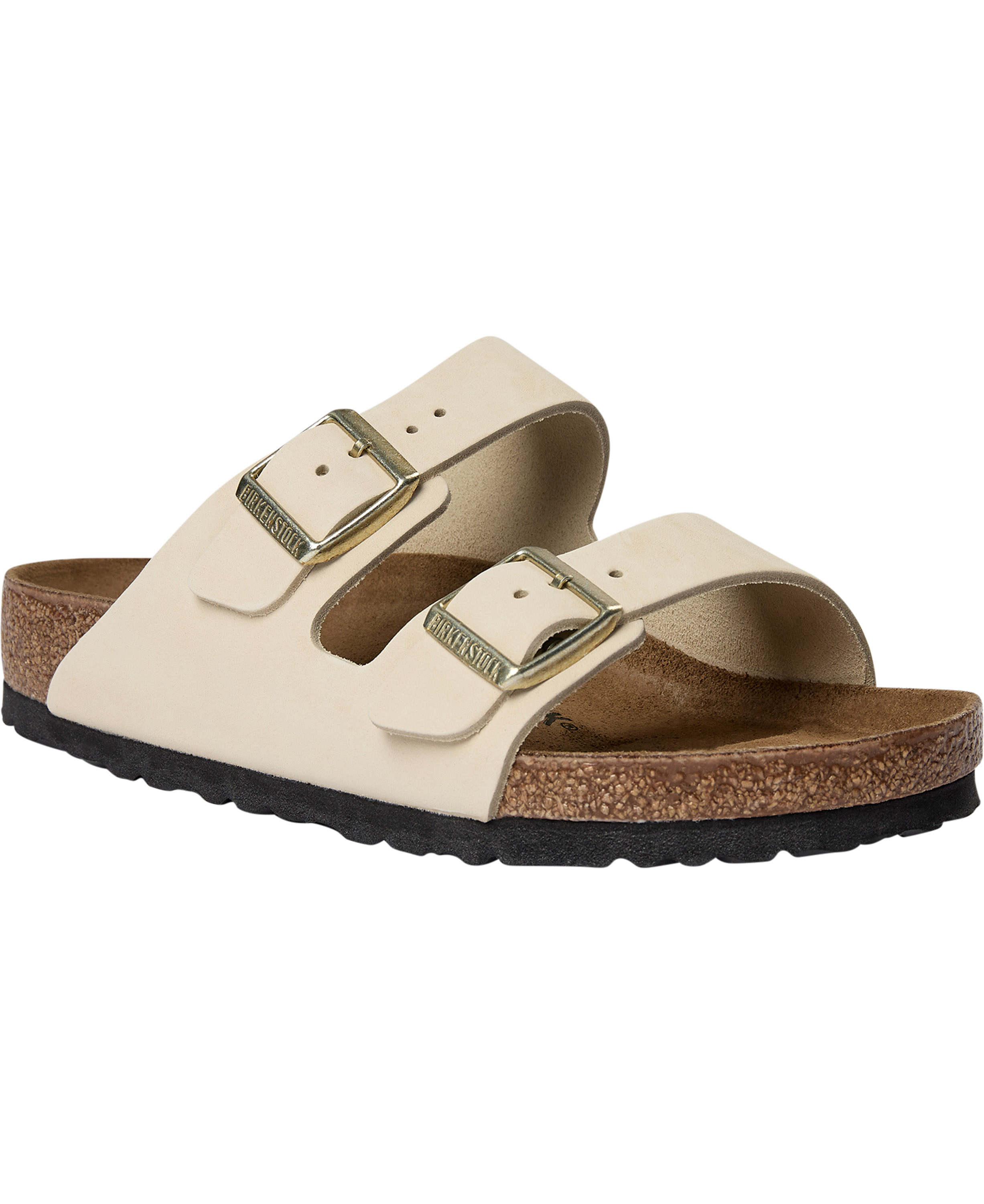 Arizona Lenb Ecru Birkenstock Sandaler til Kvinder 43
