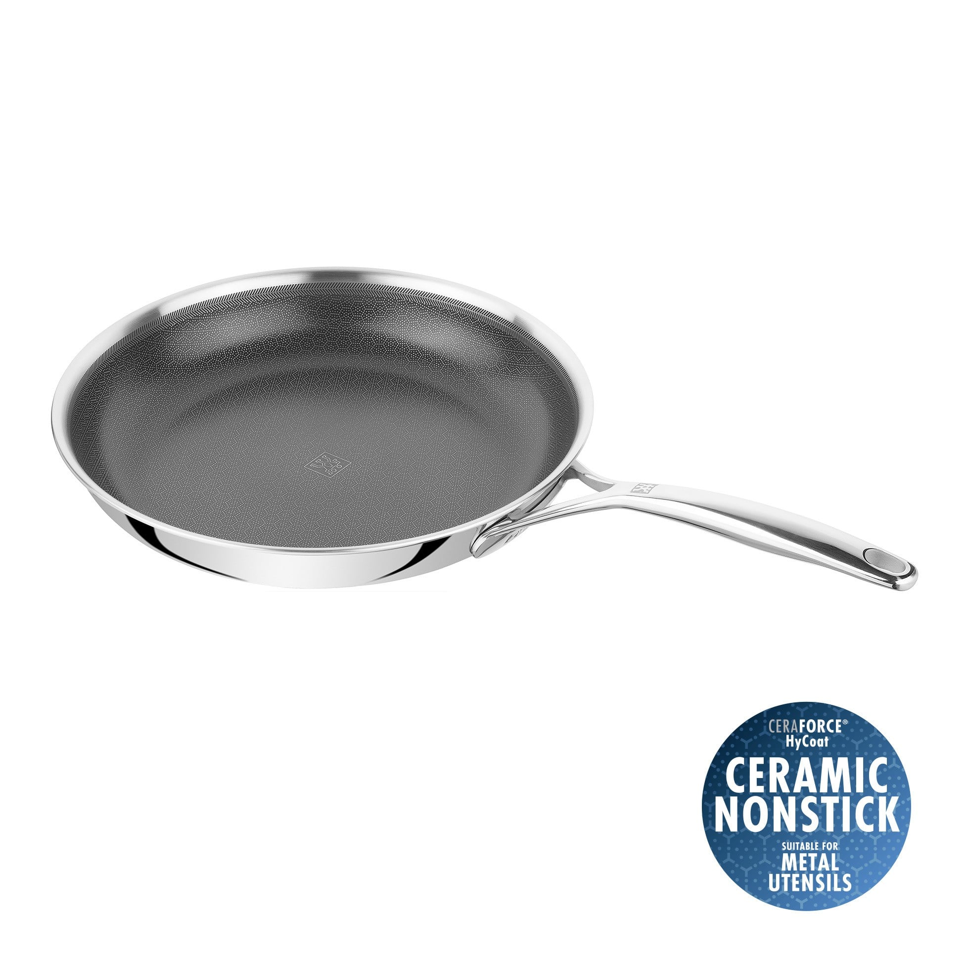 Fry pan 30 cm, 18/10 Stainless Steel, Silver - DKK 700 - Spar 29%