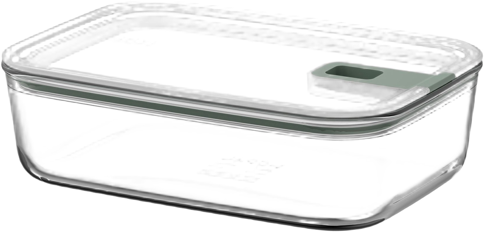 Husholdningsboks Easyclip 1500 ml Nordic Sage Glas