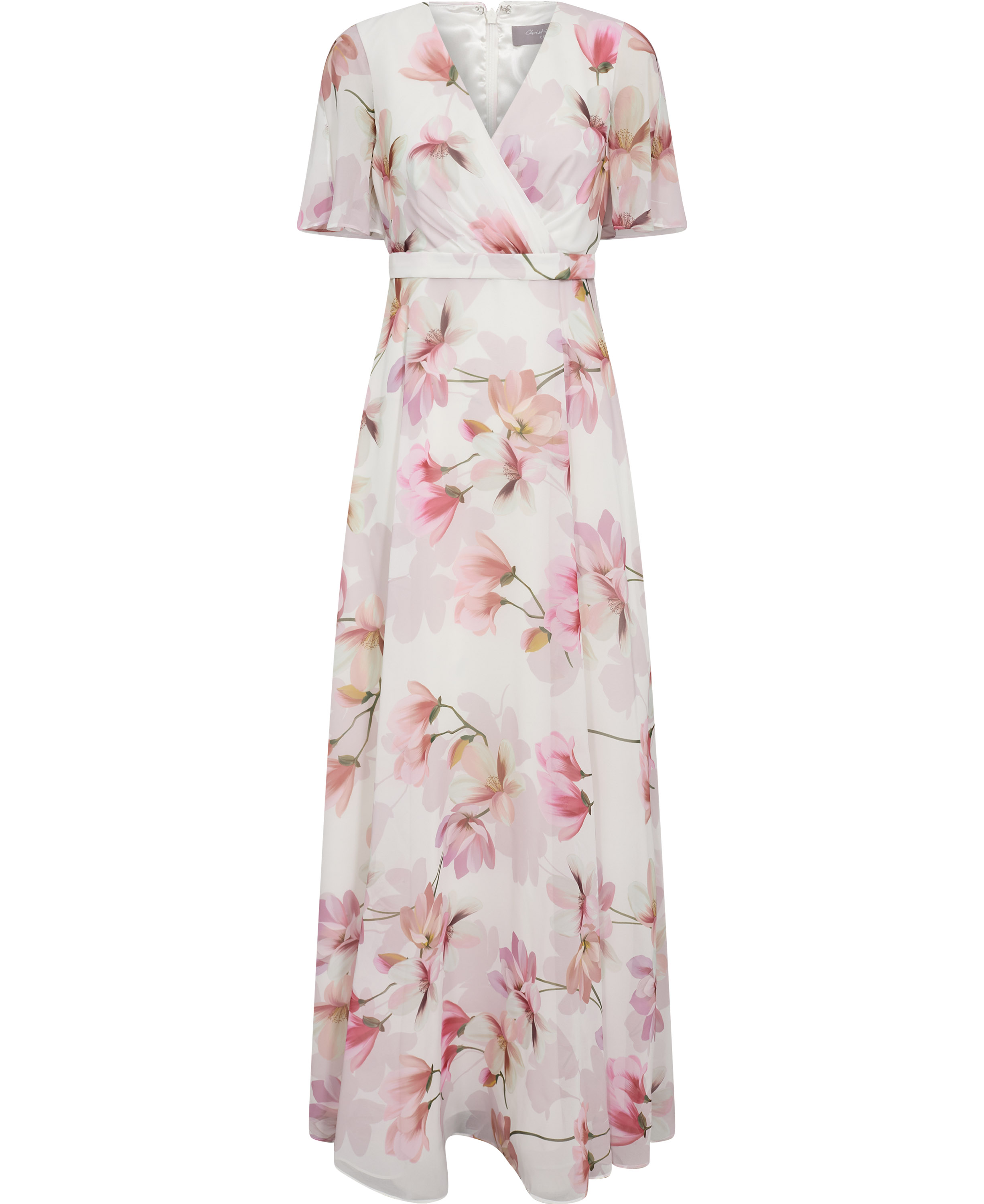 Lang Kjole med Blomsterprint