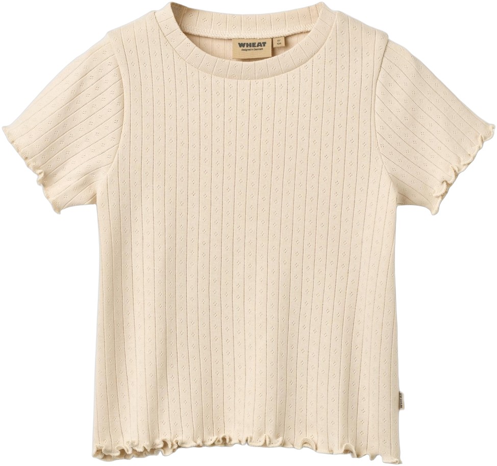 Kortærmet Rib Tshirt Irene
