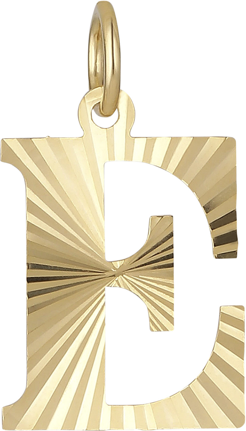 Reflection Letters, Goldplated Sterling Silver-e