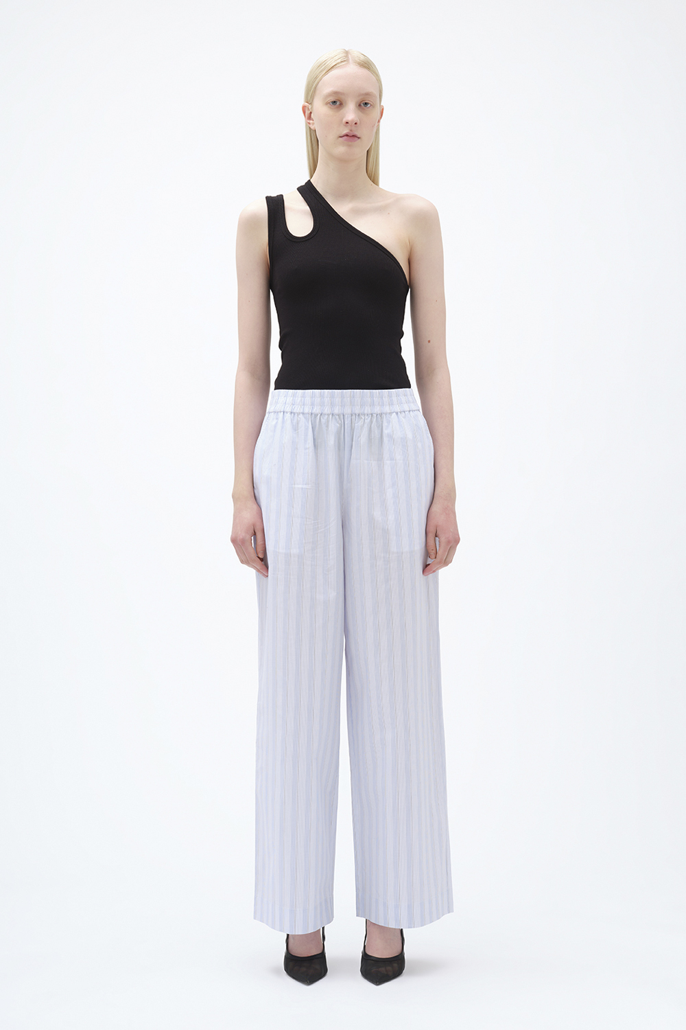 Striped Wide Pants