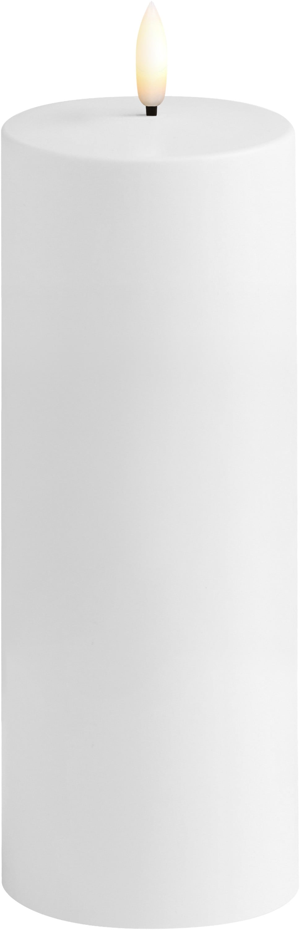 MM LED Outdoor Candle, White, 78×200 mm