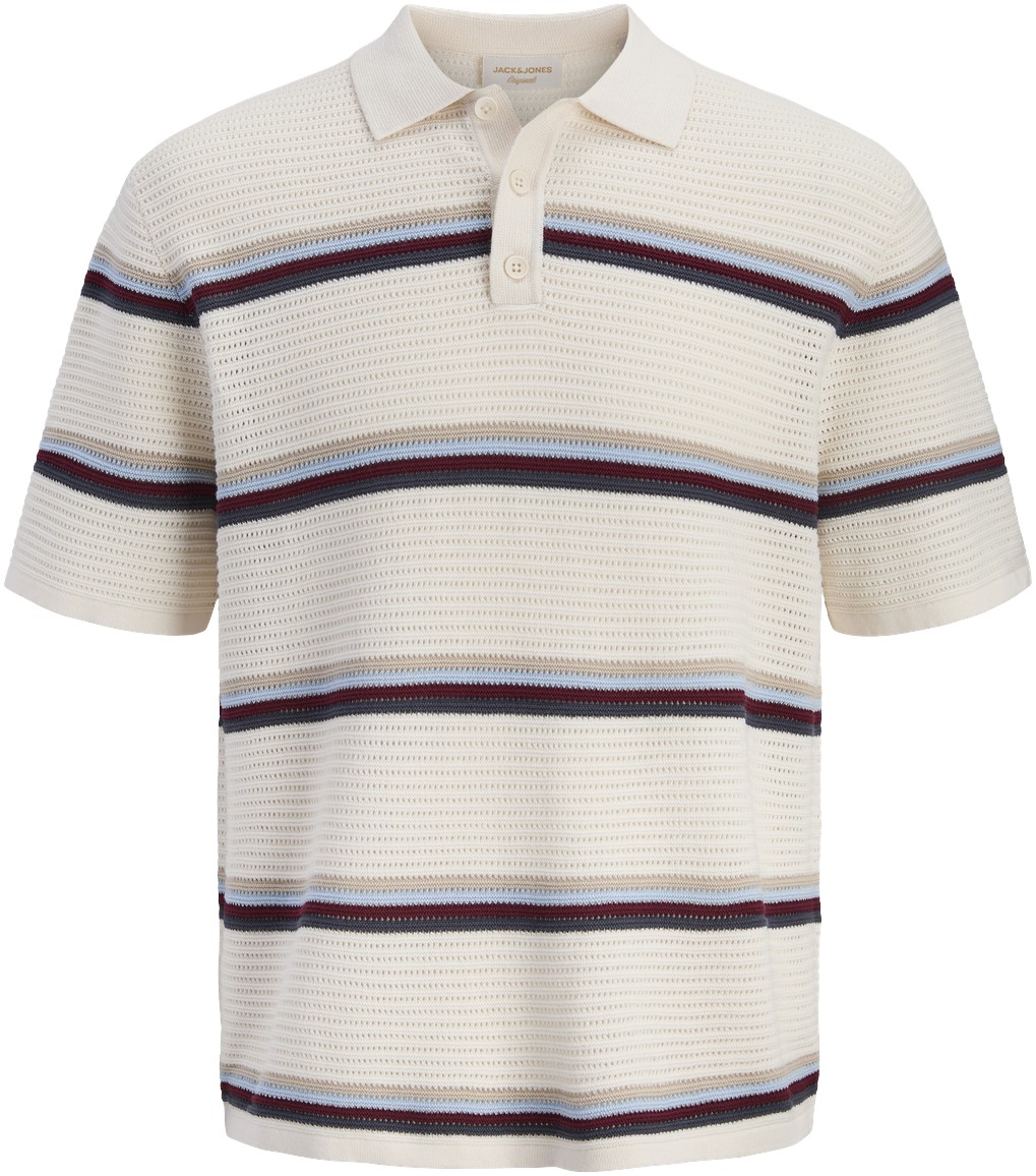 Jormaine Knit Stripe Polo SN