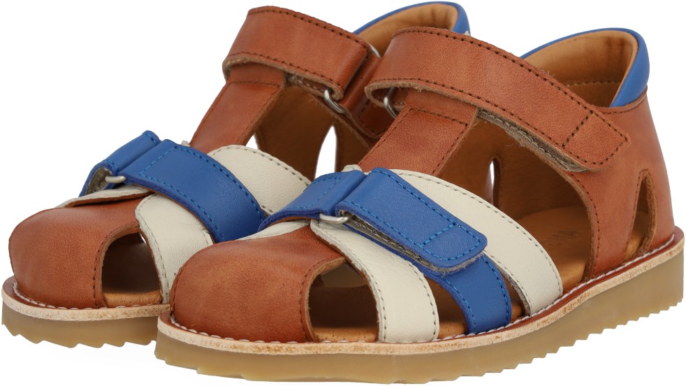 Colourblock LÃ¦dersandal