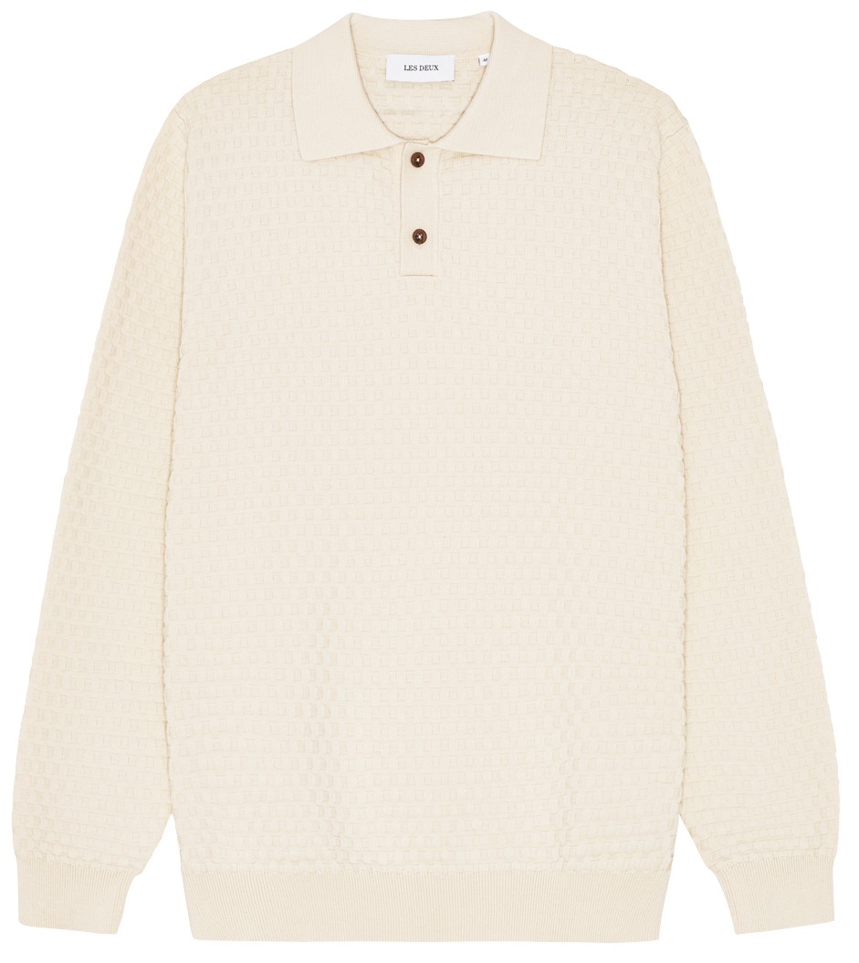 Billy Weave Knitted LS Polo
