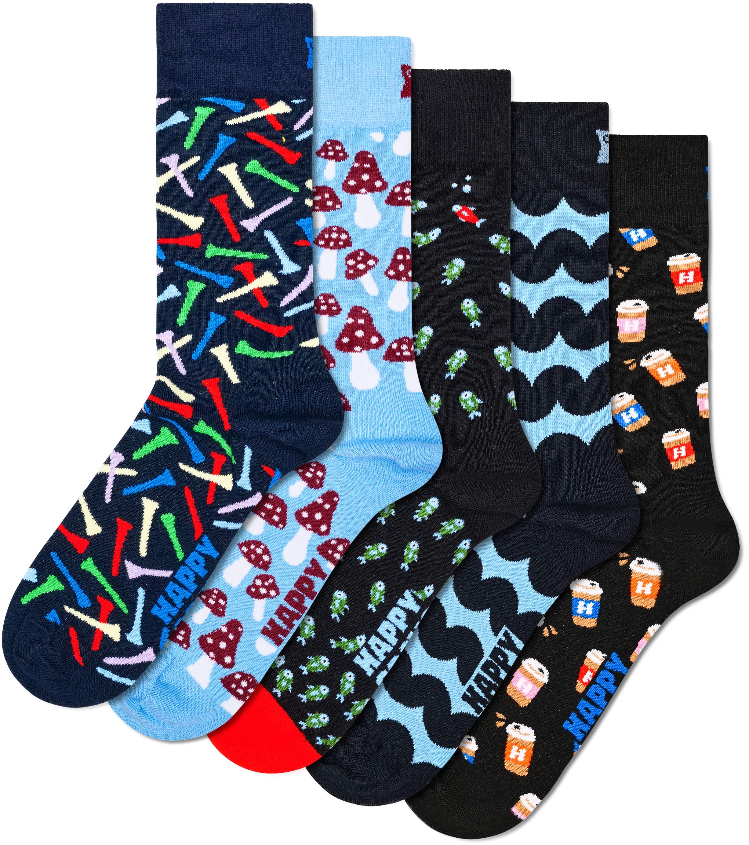5pack Free Time Socks