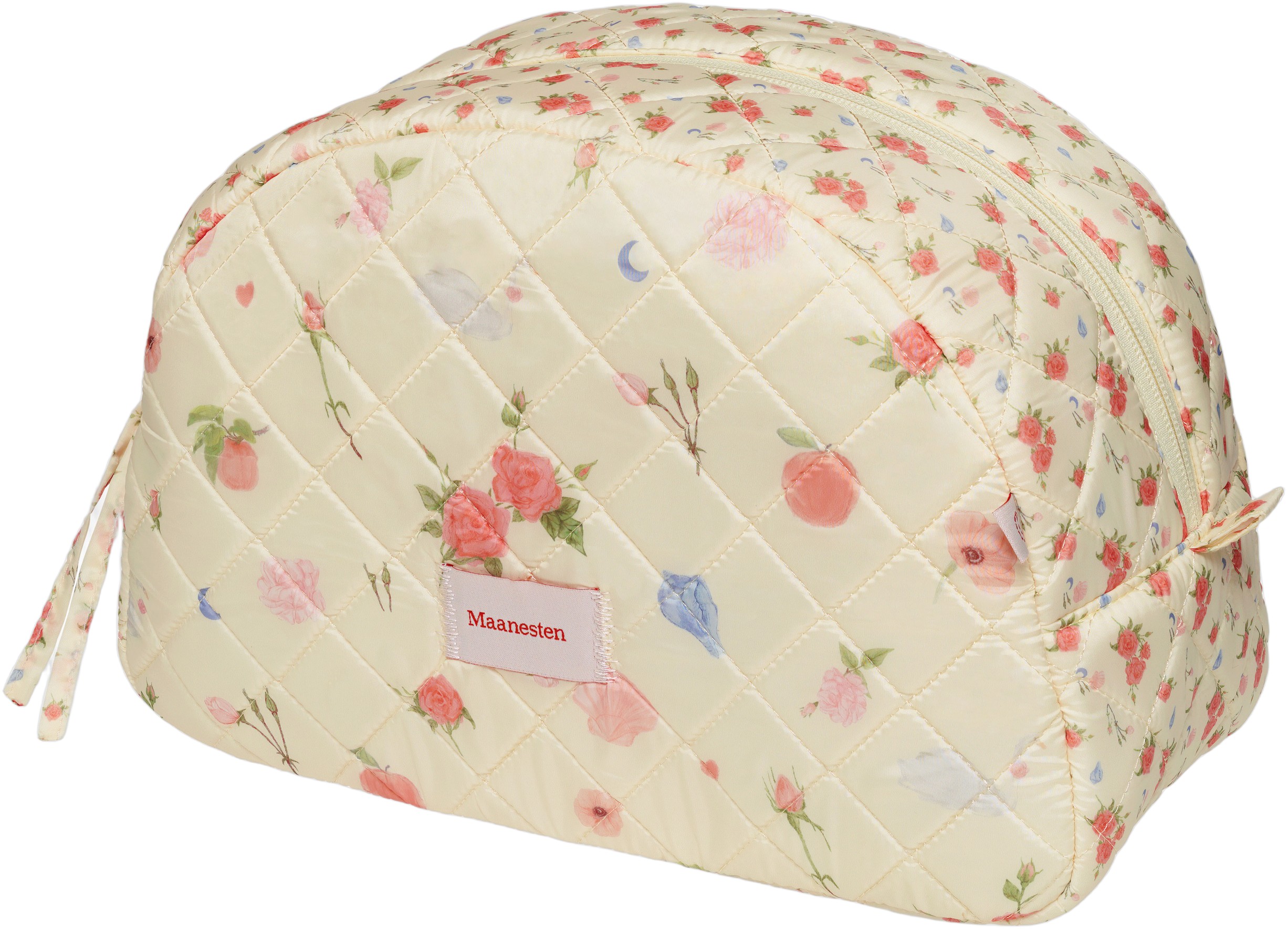 Makeup Bag Big Roses And Shells