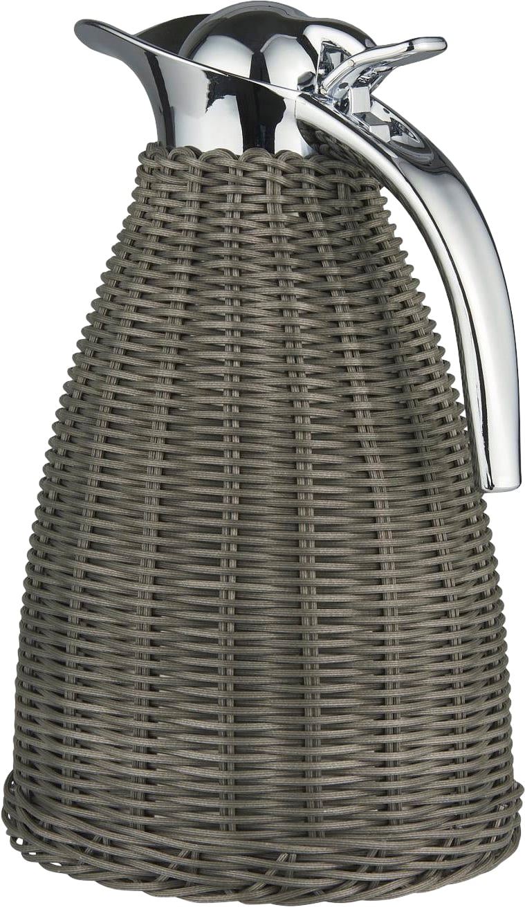 Termokande grå Polyrattan Flet