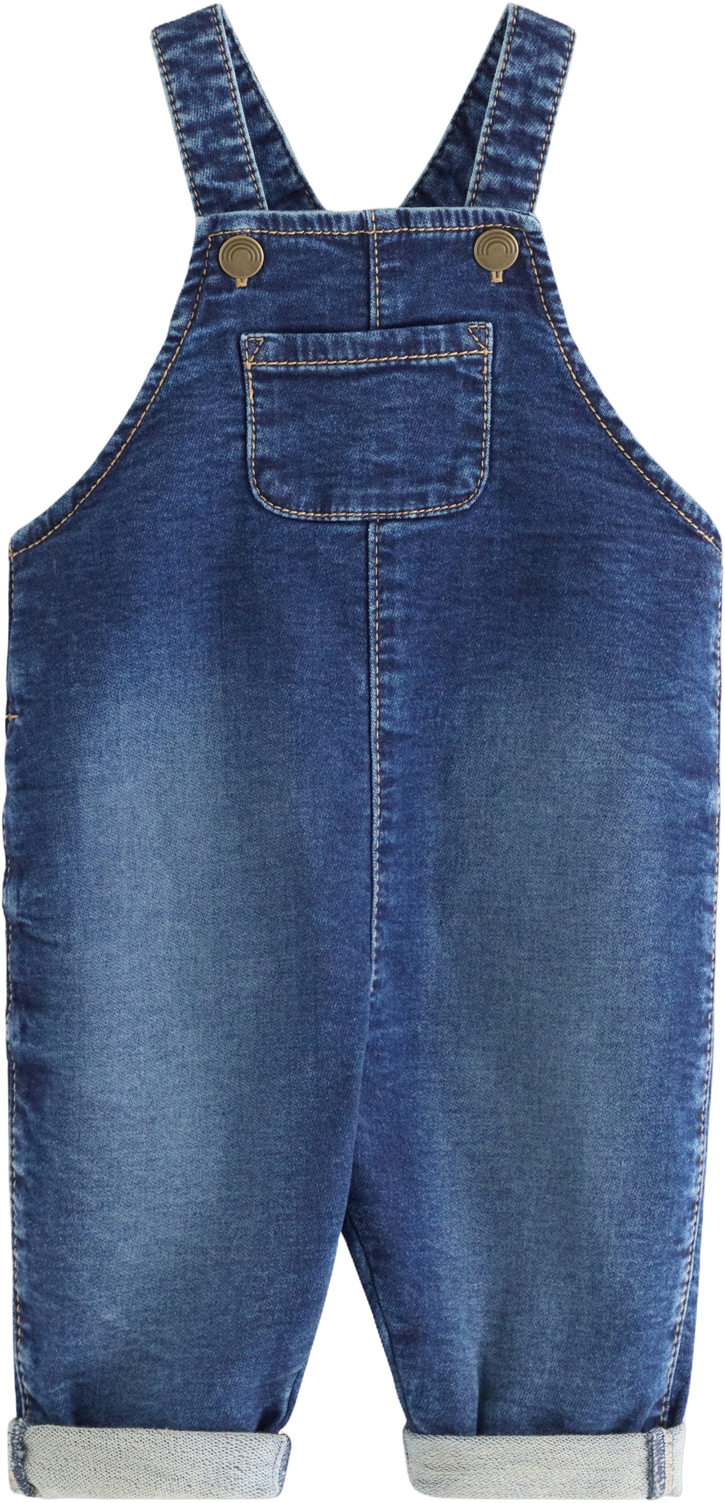 Hängselbyxor i Denim
