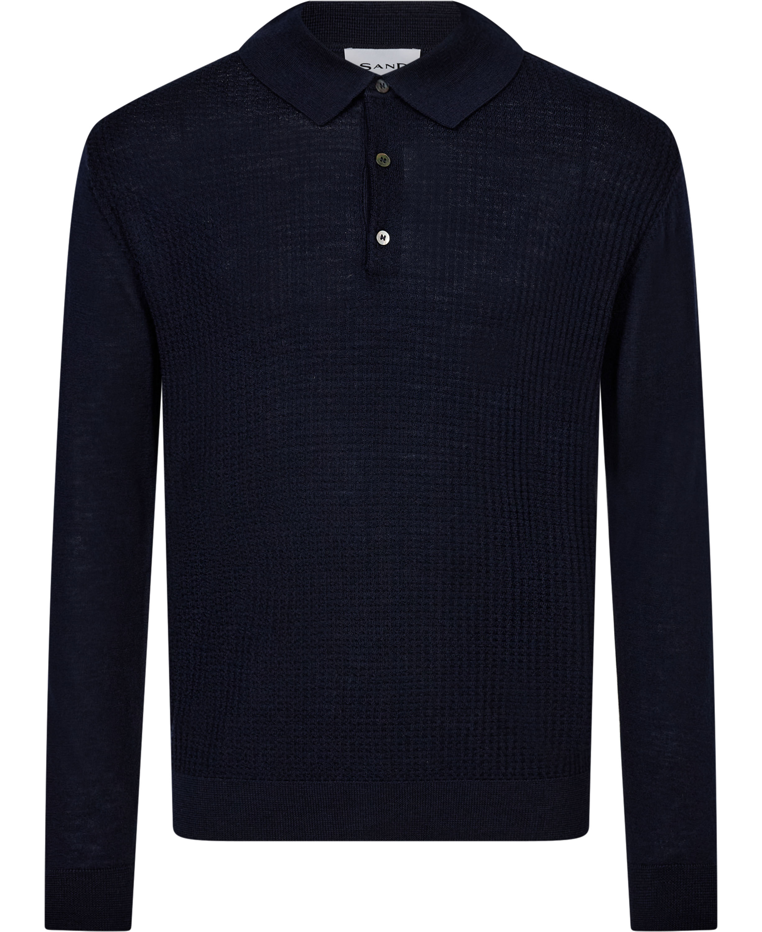 Merino 14 Retro Polo LS