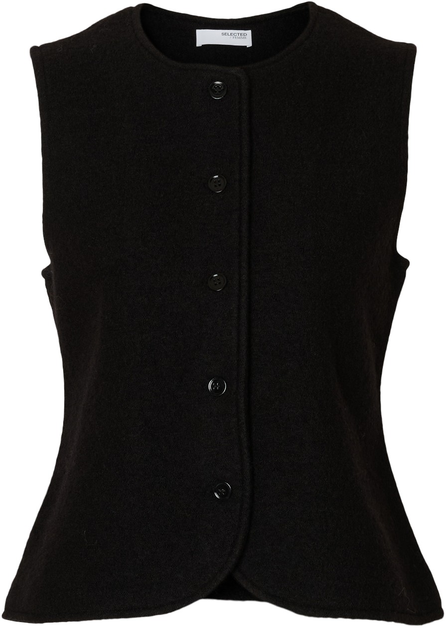 Slfdarla Knit Button Vest