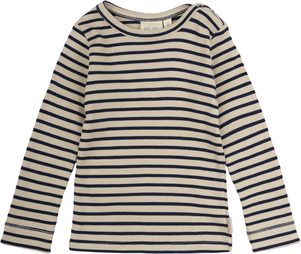 Tshirt L/S Modal Striped
