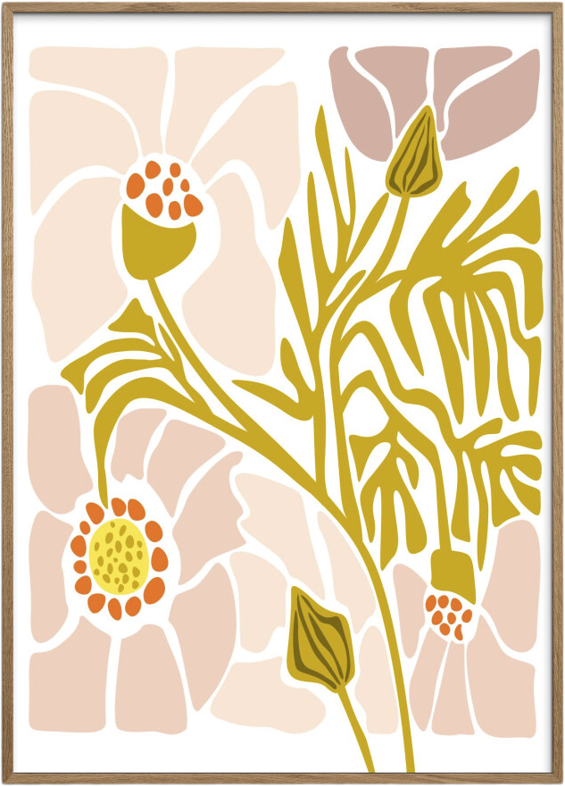 Affordable Art Prints x Annick Soft Pink Flower