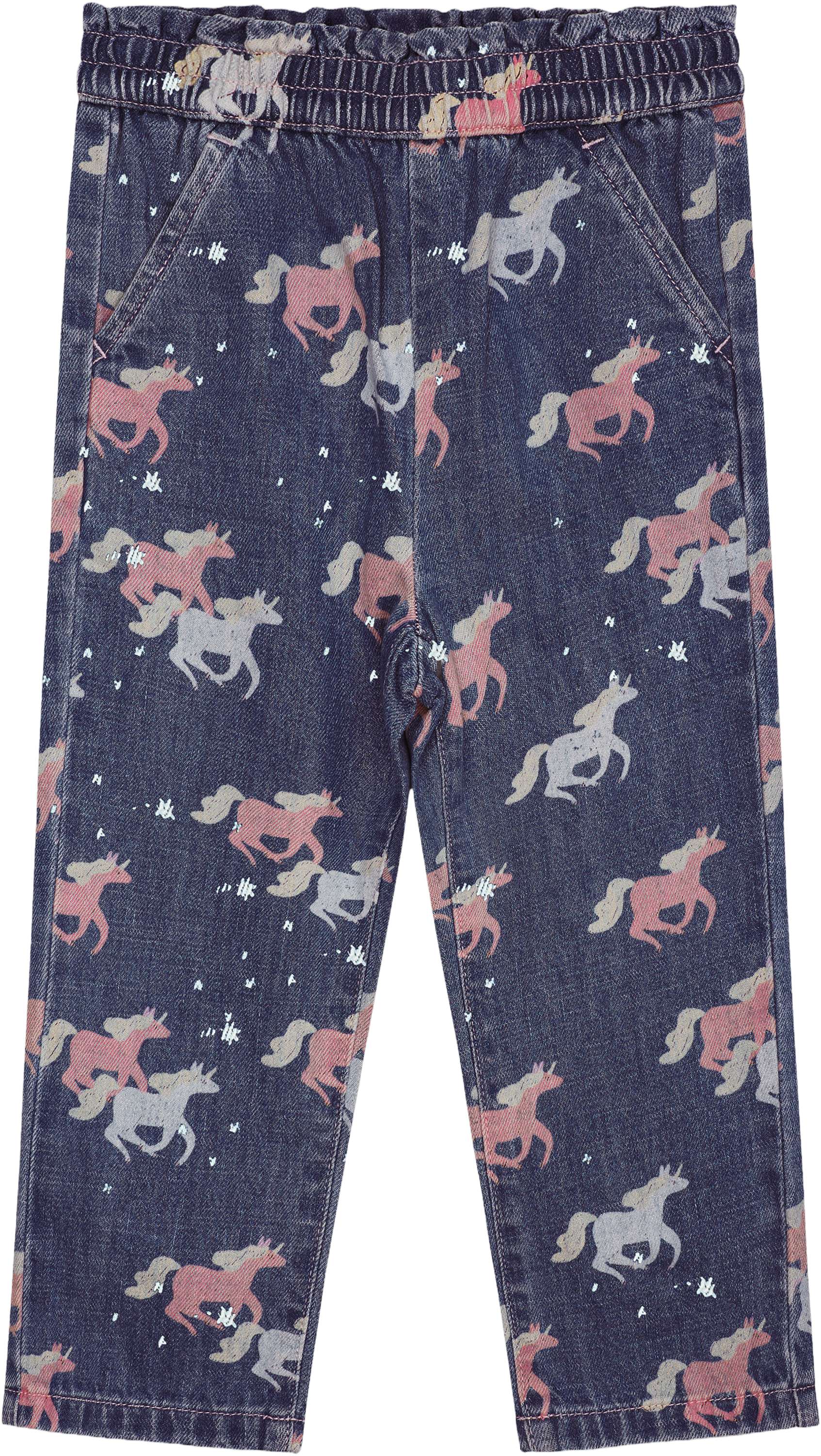 Unicorn Denim Jeans Frill at Waist