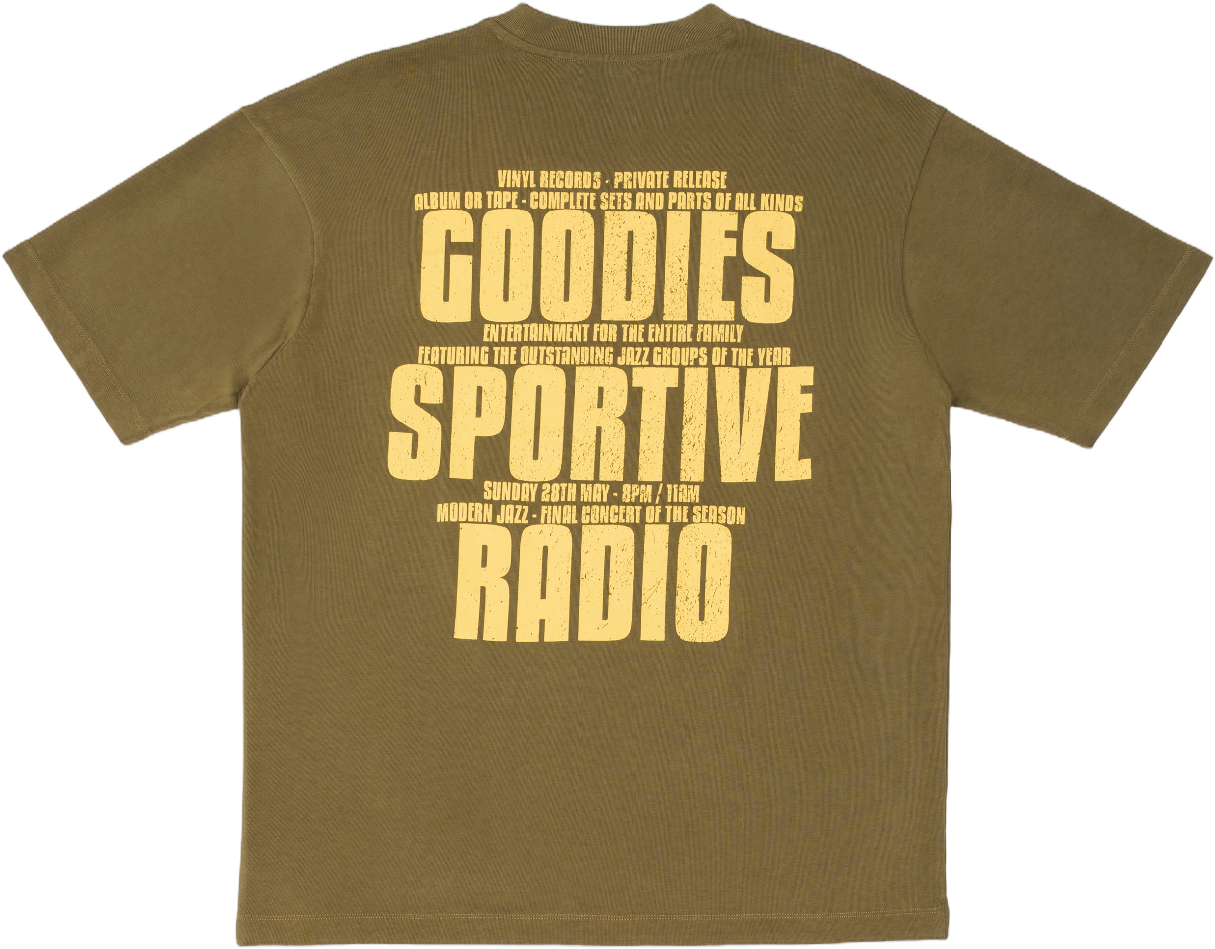Sportive Radio Khaki TEE