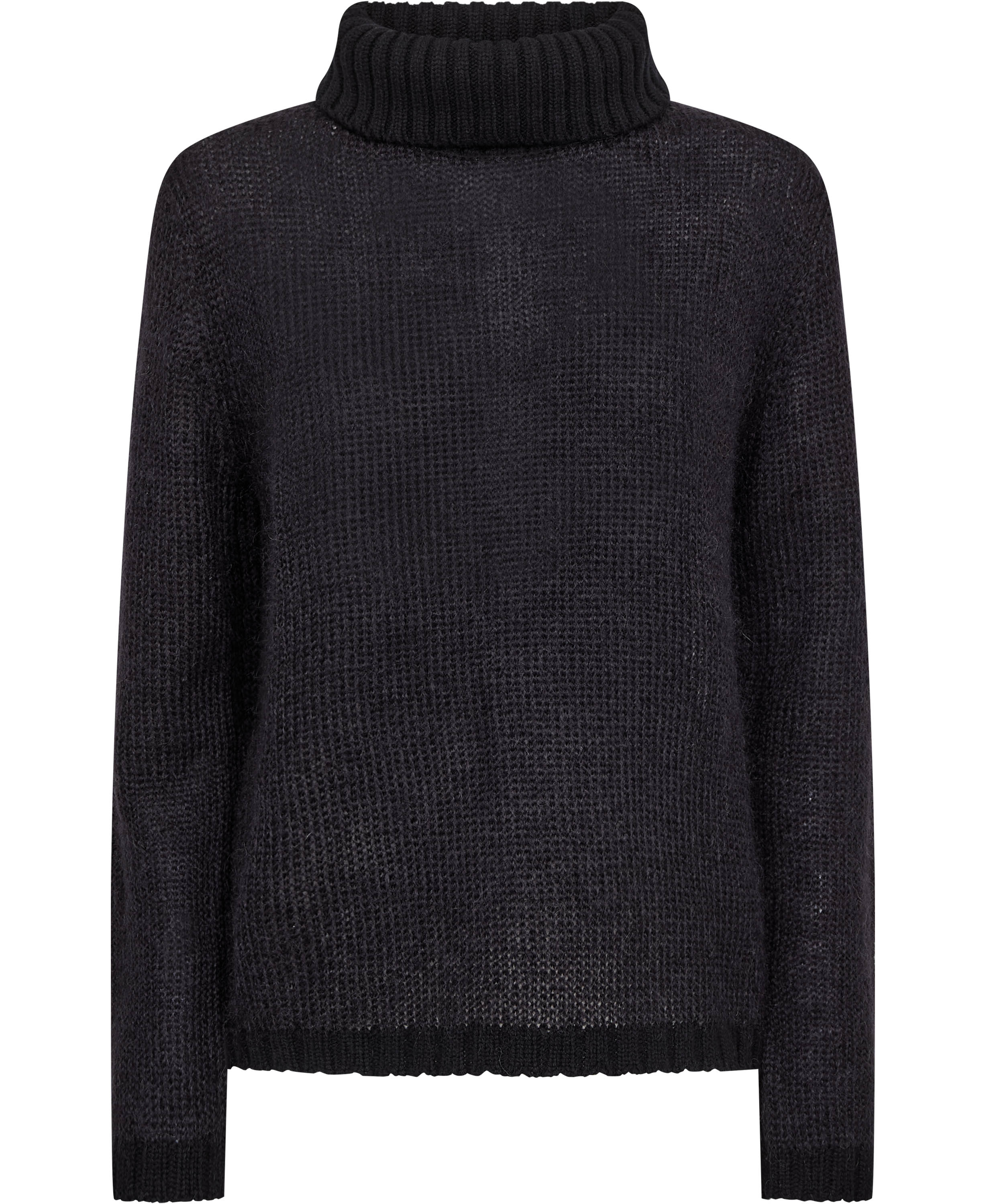 5663 Delmy Roll LS Sweater 100% Wool