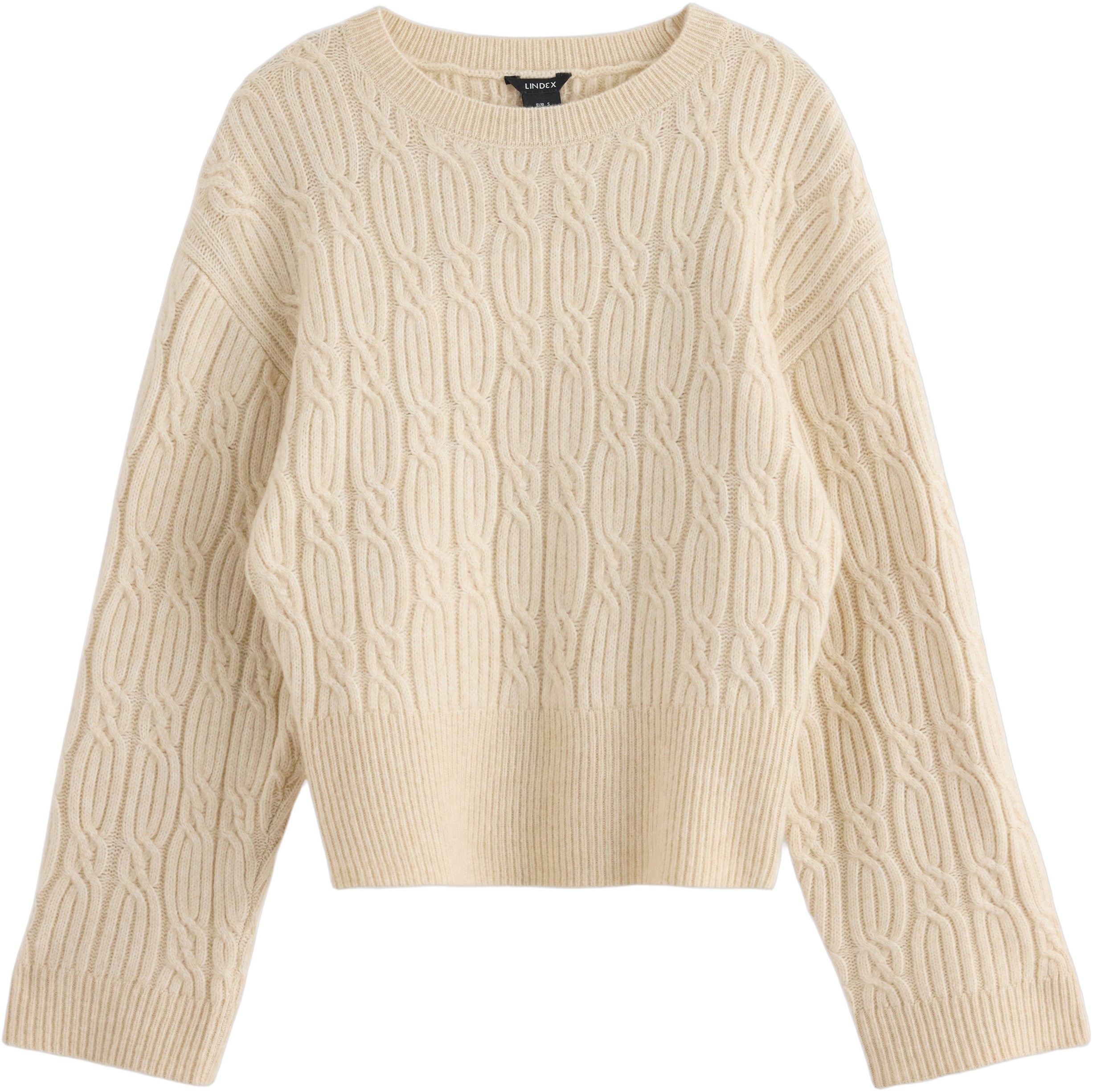 Mönsterstickad Tröja med Vida är