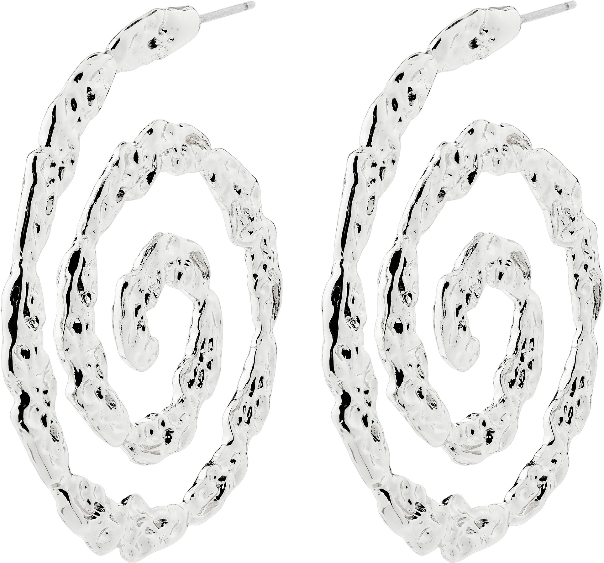 Still Earrings Silverplated