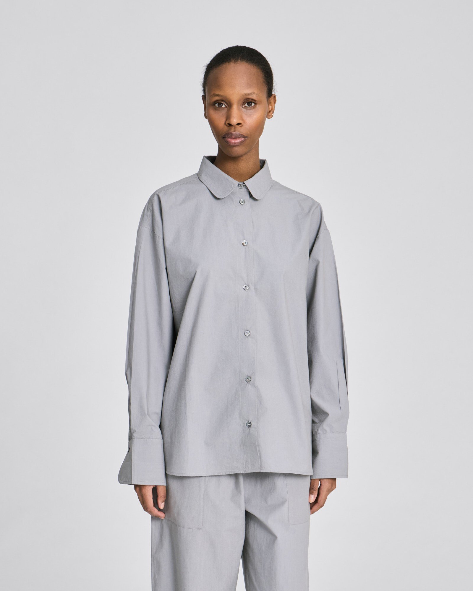 Luna L/S Poplin Shirt Gots