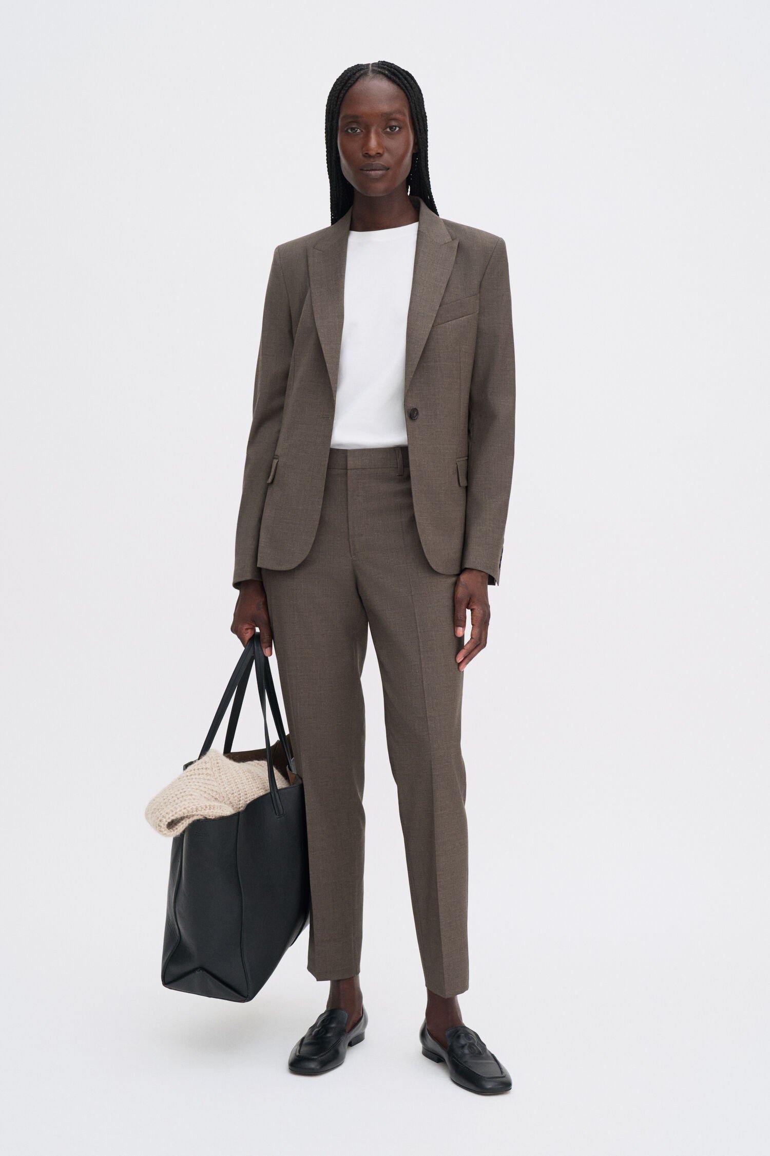 Emma Cropped Cool Wool Trouser