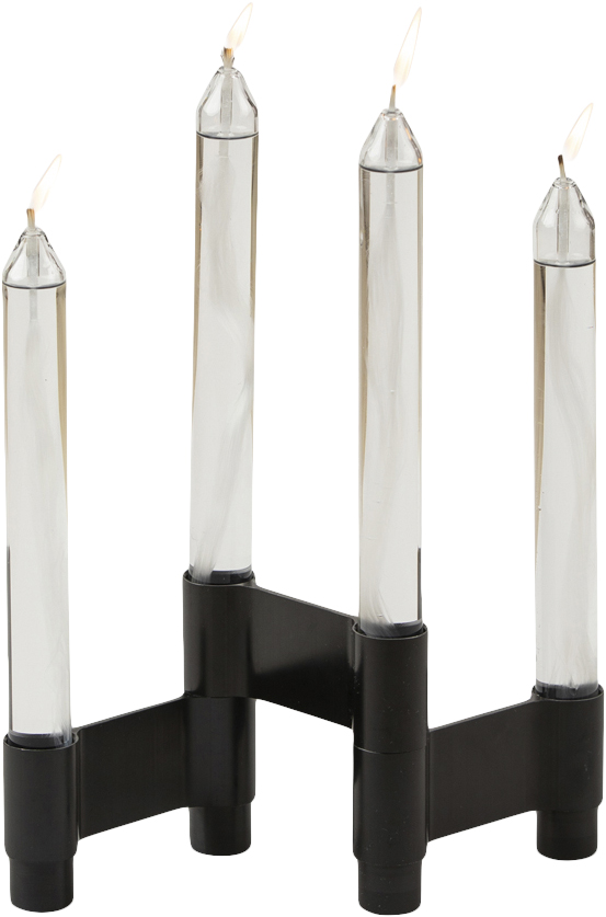 Link, Candle Holder, Black Anodized, 11060b