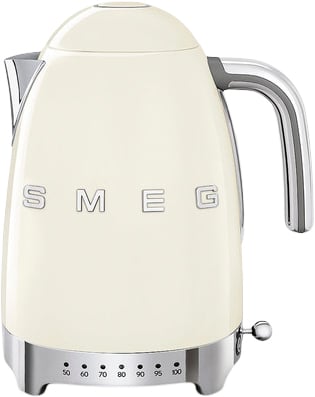 Smeg Klf04creu Elkedel med Variabel Temperatur Creme