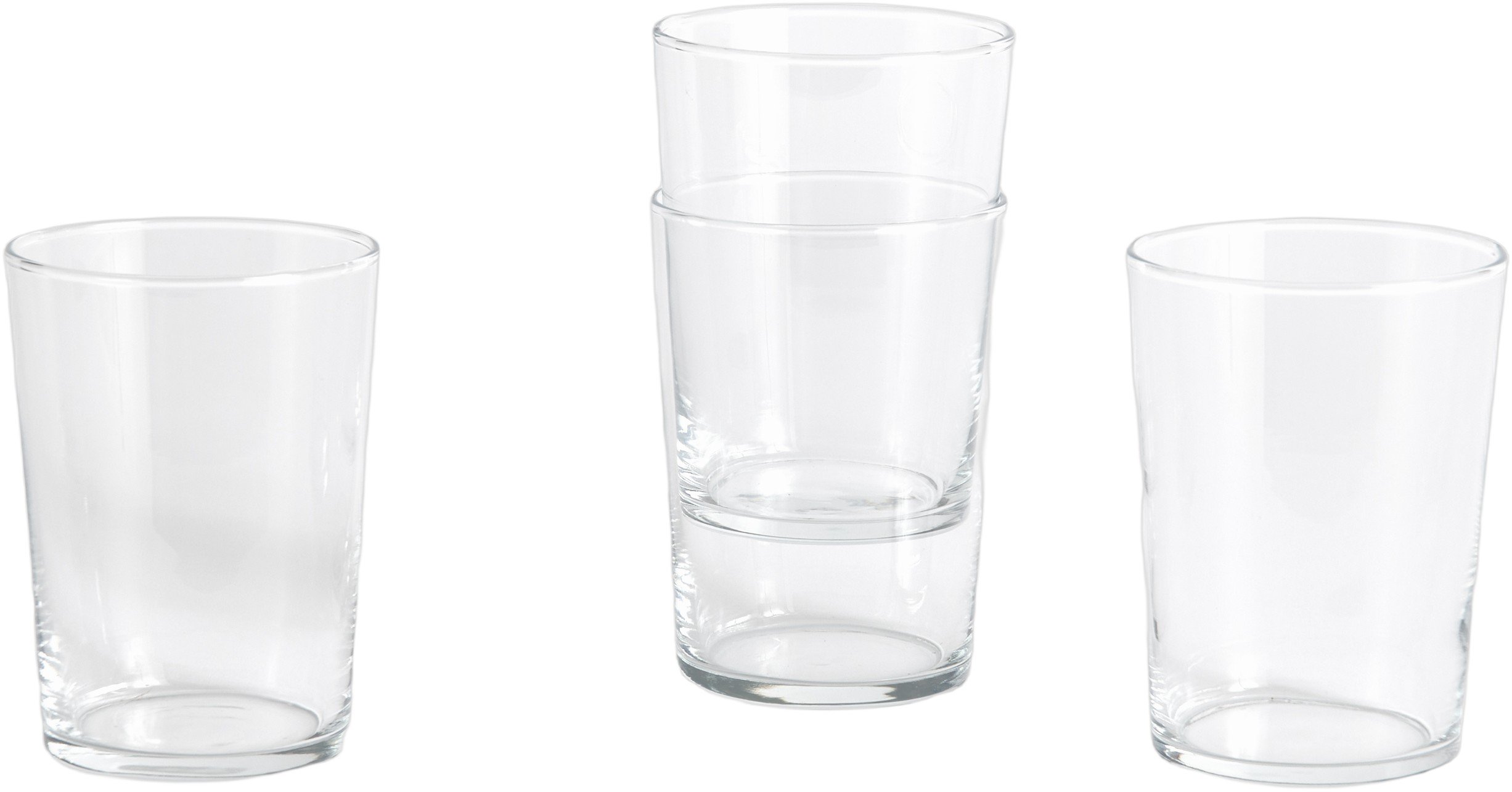 Glassset of 4 Large-clear