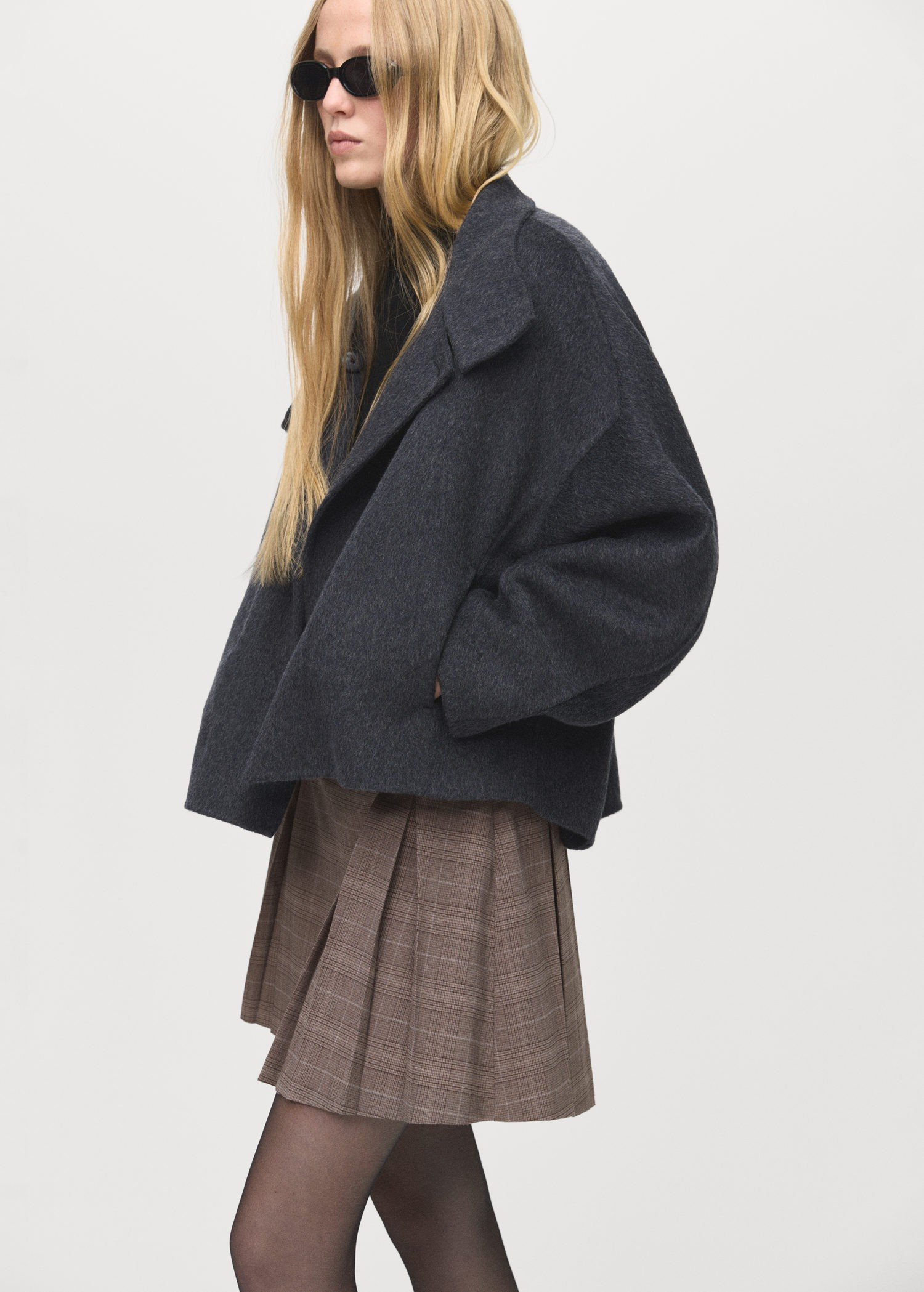 Pleated Miniskirt