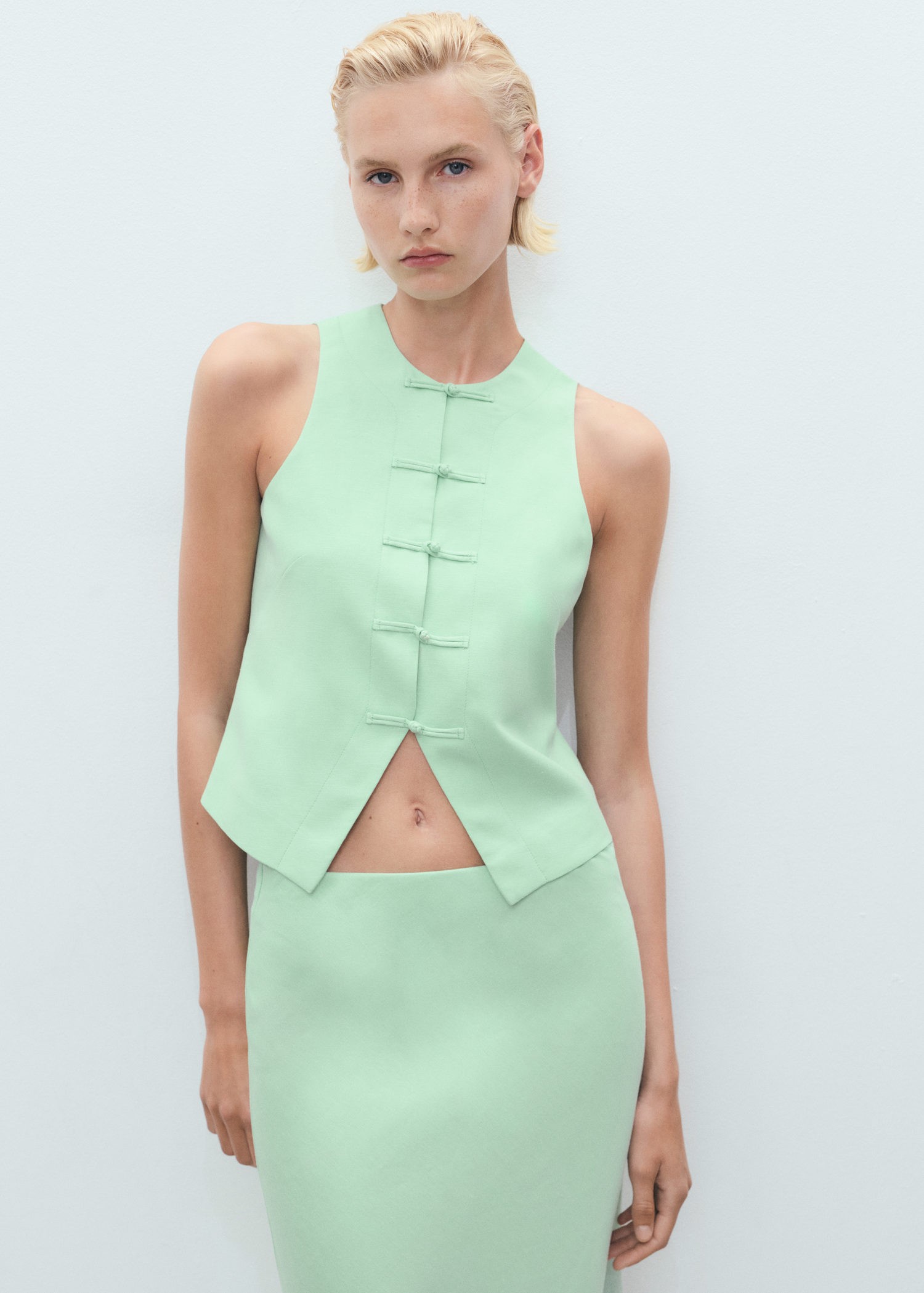 Linenblend Suit Waistcoat