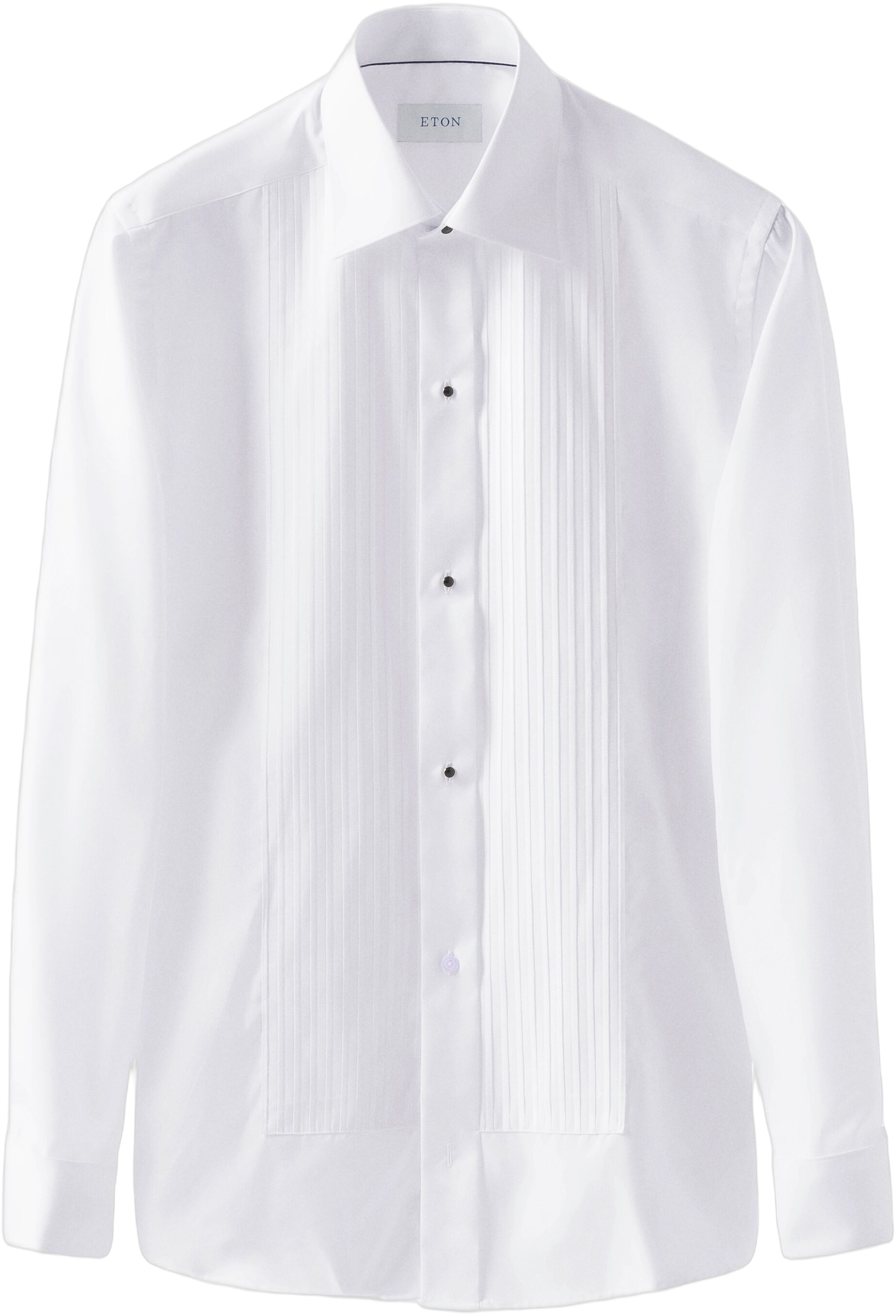 PlissÃ© Black tie Shirt Slim Fit