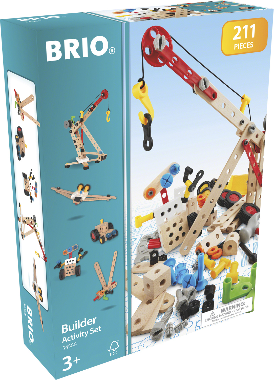 Brio Builder Aktivitets sæt med 211 dele til børn